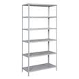 Estante (1,98 x 0,92 x 0,42 m) c/ 6 prateleiras para 115 kg por prateleira.